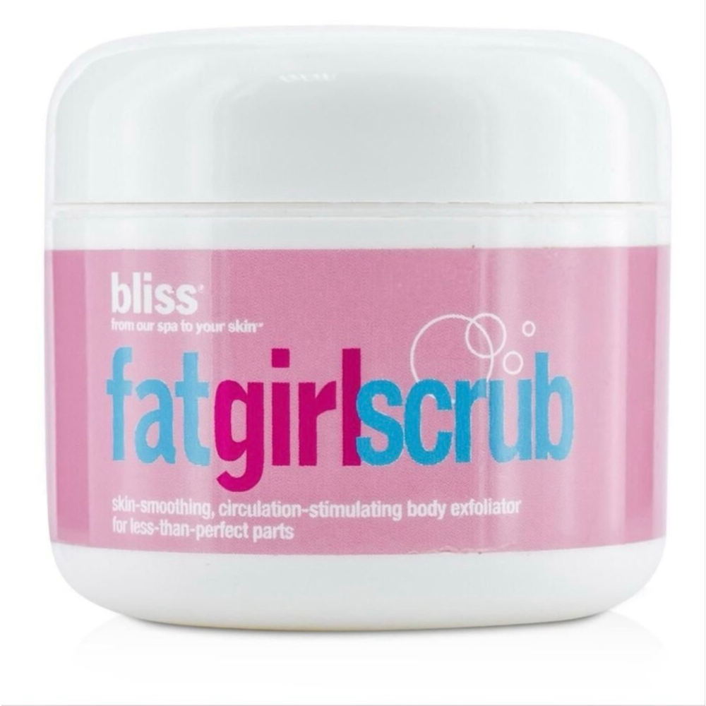 Women's Bliss Fatgirlscrub Body Exfoliator One Size White Pink